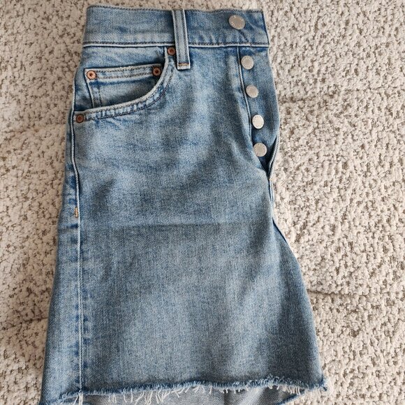 Denim Forum - '50s Arlo Hi-rise Denim Short - Picture 3 of 4